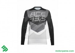 Maglia cross Acerbis MX Track Nero Grigio (1)